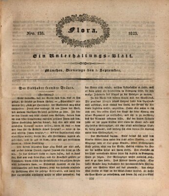 Flora (Baierische National-Zeitung) Dienstag 2. September 1823