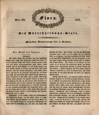 Flora (Baierische National-Zeitung) Donnerstag 16. Oktober 1823