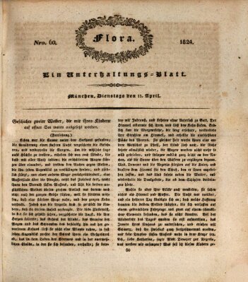 Flora (Baierische National-Zeitung) Dienstag 13. April 1824
