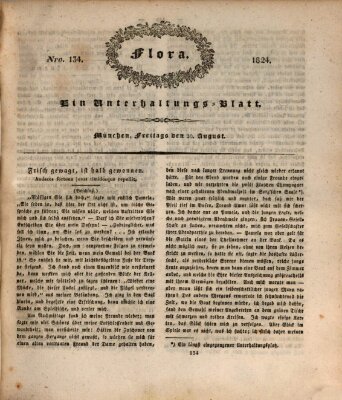 Flora (Baierische National-Zeitung) Freitag 20. August 1824