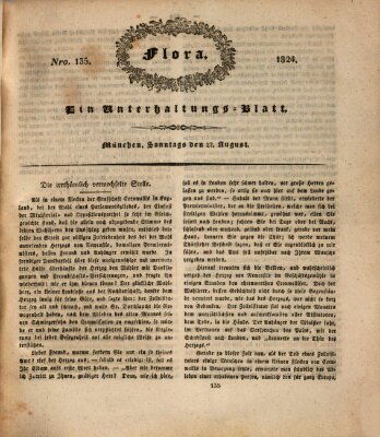 Flora (Baierische National-Zeitung) Sonntag 22. August 1824