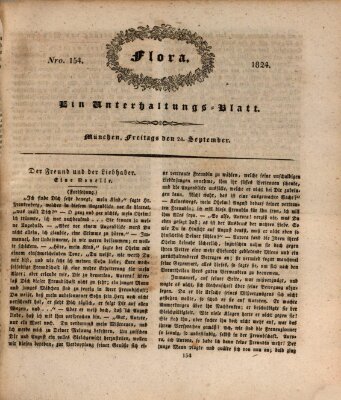 Flora (Baierische National-Zeitung) Freitag 24. September 1824