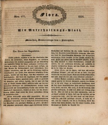 Flora (Baierische National-Zeitung) Donnerstag 4. November 1824