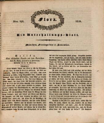 Flora (Baierische National-Zeitung) Freitag 26. November 1824