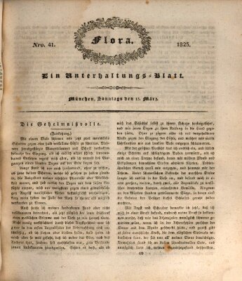 Flora (Baierische National-Zeitung) Sonntag 13. März 1825