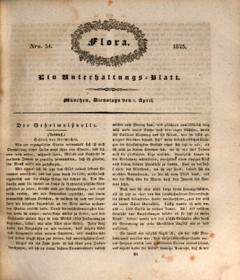 Flora (Baierische National-Zeitung) Dienstag 5. April 1825