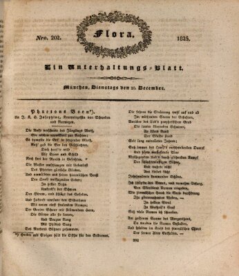 Flora (Baierische National-Zeitung) Dienstag 20. Dezember 1825