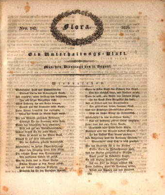 Flora (Baierische National-Zeitung) Dienstag 22. August 1826