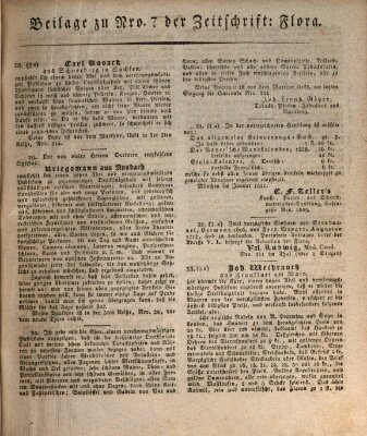 Flora (Baierische National-Zeitung) Donnerstag 10. Januar 1828