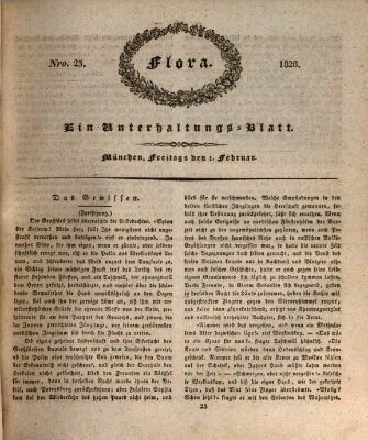 Flora (Baierische National-Zeitung) Freitag 1. Februar 1828