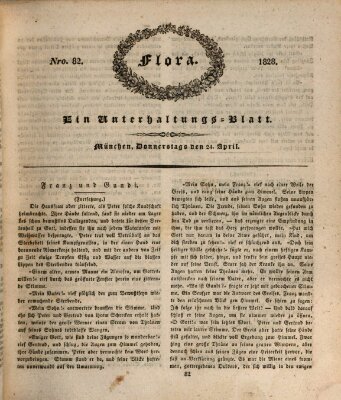 Flora (Baierische National-Zeitung) Donnerstag 24. April 1828
