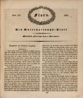 Flora (Baierische National-Zeitung) Freitag 12. Dezember 1828