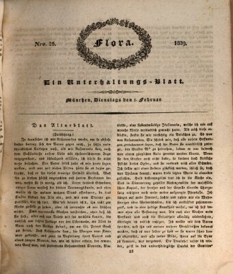 Flora (Baierische National-Zeitung) Dienstag 3. Februar 1829