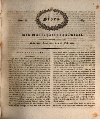 Flora (Baierische National-Zeitung) Sonntag 15. Februar 1829