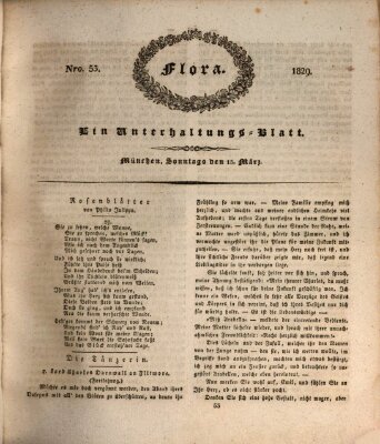Flora (Baierische National-Zeitung) Sonntag 15. März 1829