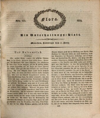 Flora (Baierische National-Zeitung) Sonntag 21. Juni 1829