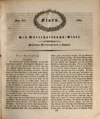 Flora (Baierische National-Zeitung) Dienstag 11. August 1829