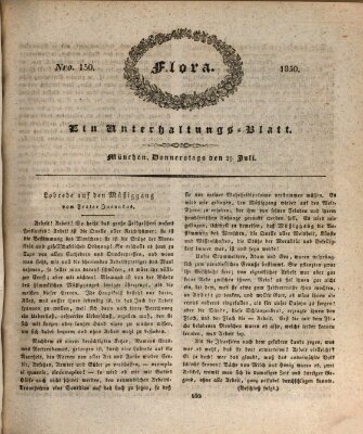 Flora (Baierische National-Zeitung) Donnerstag 29. Juli 1830