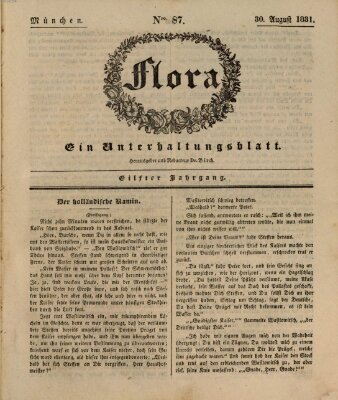 Flora (Baierische National-Zeitung) Dienstag 30. August 1831