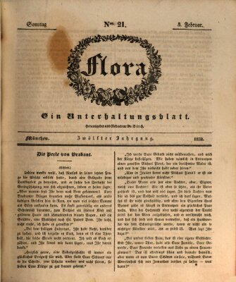 Flora (Baierische National-Zeitung) Sonntag 5. Februar 1832