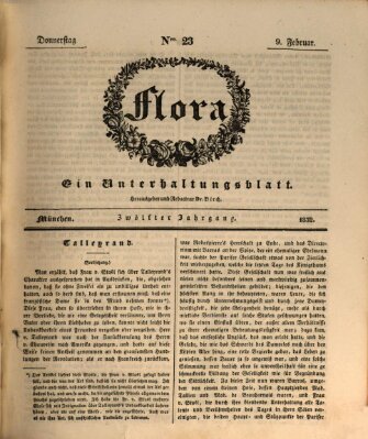 Flora (Baierische National-Zeitung) Donnerstag 9. Februar 1832