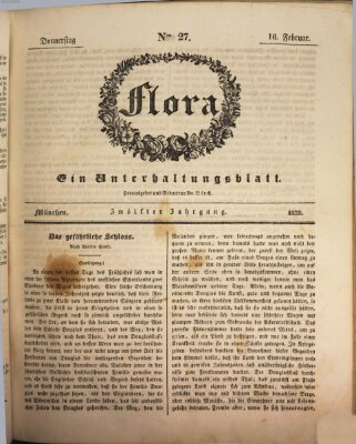 Flora (Baierische National-Zeitung) Donnerstag 16. Februar 1832