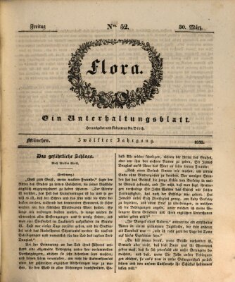 Flora (Baierische National-Zeitung) Freitag 30. März 1832