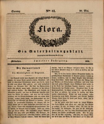 Flora (Baierische National-Zeitung) Sonntag 20. Mai 1832
