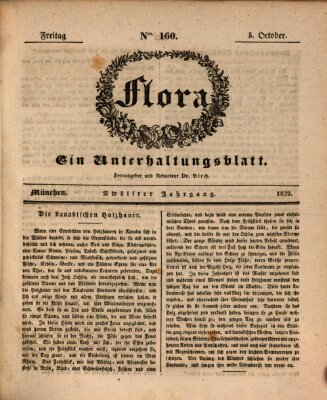 Flora (Baierische National-Zeitung) Freitag 5. Oktober 1832
