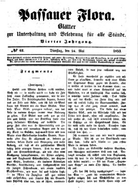 Passauer Flora Dienstag 24. Mai 1853