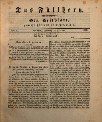 Das Füllhorn Freitag 26. Februar 1836