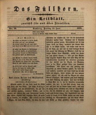 Das Füllhorn Freitag 10. Juni 1836