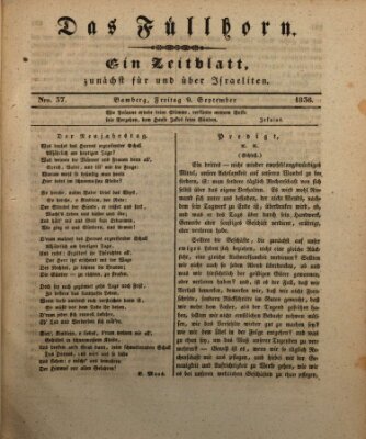 Das Füllhorn Freitag 9. September 1836