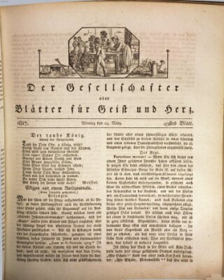 Der Gesellschafter oder Blätter für Geist und Herz Montag 24. März 1817