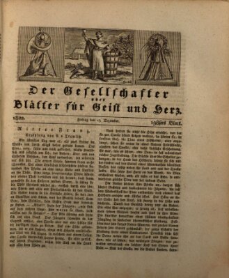 Der Gesellschafter oder Blätter für Geist und Herz Freitag 13. Dezember 1822