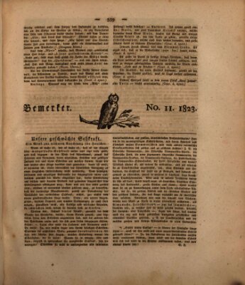 Der Gesellschafter oder Blätter für Geist und Herz Freitag 9. Mai 1823