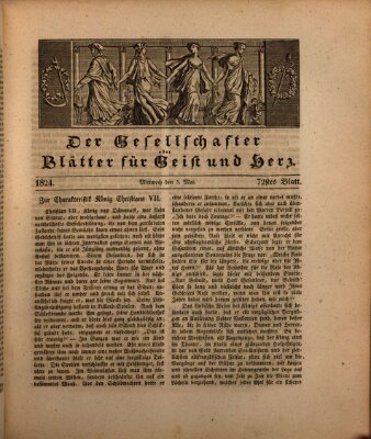Der Gesellschafter oder Blätter für Geist und Herz Mittwoch 5. Mai 1824