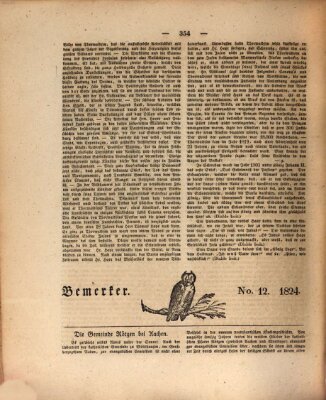Der Gesellschafter oder Blätter für Geist und Herz Montag 3. Mai 1824