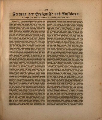 Der Gesellschafter oder Blätter für Geist und Herz Mittwoch 20. Juli 1825