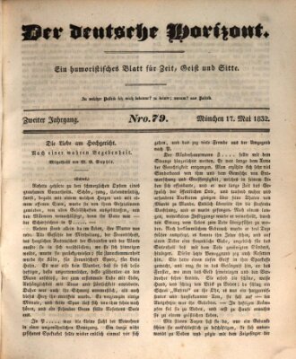 Der deutsche Horizont Donnerstag 17. Mai 1832