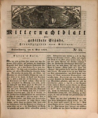 Mitternachtblatt für gebildete Stände Montag 8. Mai 1826