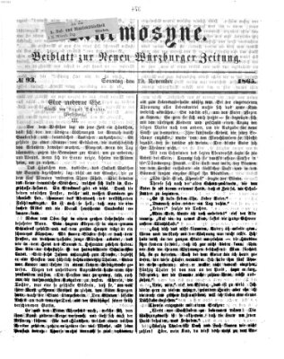 Mnemosyne (Neue Würzburger Zeitung) Sonntag 19. November 1865