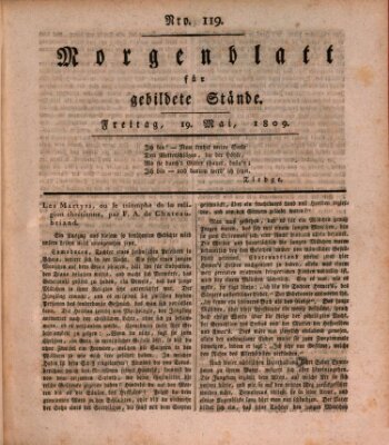 Morgenblatt für gebildete Stände Freitag 19. Mai 1809