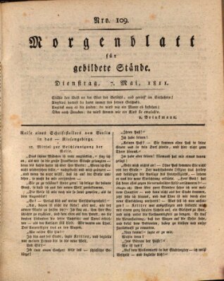 Morgenblatt für gebildete Stände Dienstag 7. Mai 1811
