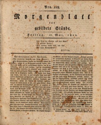 Morgenblatt für gebildete Stände Freitag 17. Mai 1811