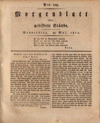 Morgenblatt für gebildete Stände Donnerstag 30. Mai 1811