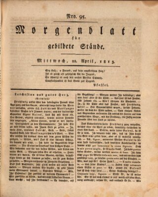 Morgenblatt für gebildete Stände Mittwoch 21. April 1813