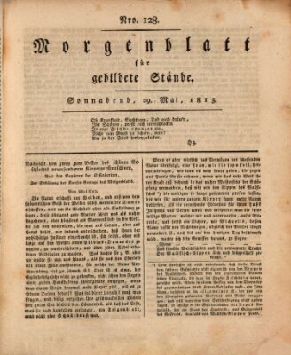Morgenblatt für gebildete Stände Samstag 29. Mai 1813