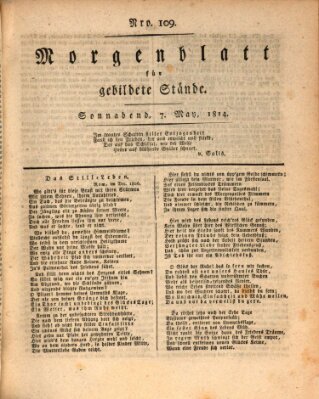 Morgenblatt für gebildete Stände Samstag 7. Mai 1814