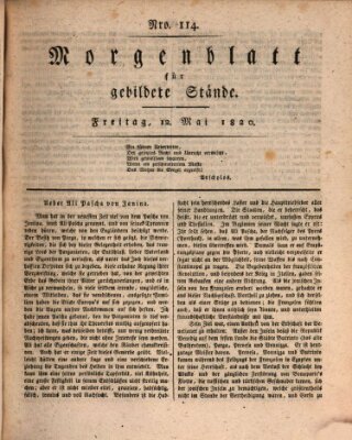 Morgenblatt für gebildete Stände Freitag 12. Mai 1820